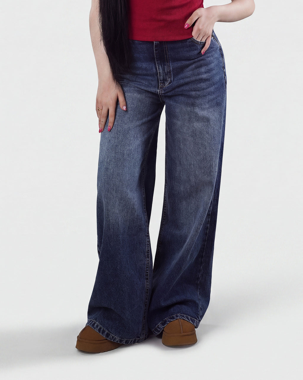 Classic Wide Leg Jeans
