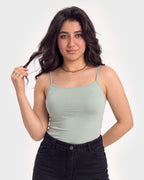 Basic Fitted Spaghetti Strap Top