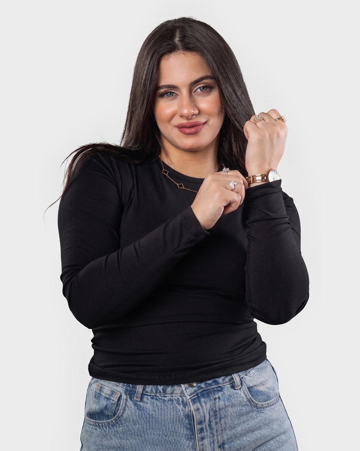 Fitted Long Sleeve Top