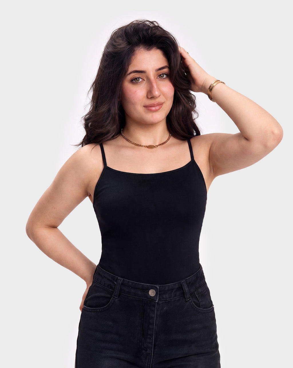 Basic Fitted Spaghetti Strap Top