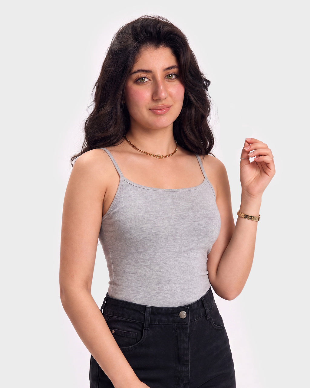 Basic Fitted Spaghetti Strap Top