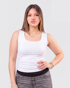 Basic Fitted U Tank Top
