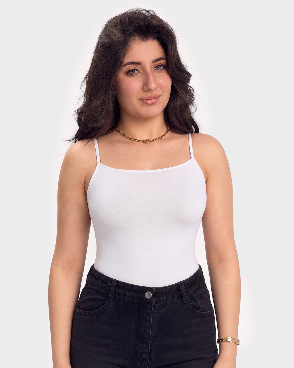 Basic Fitted Spaghetti Strap Top