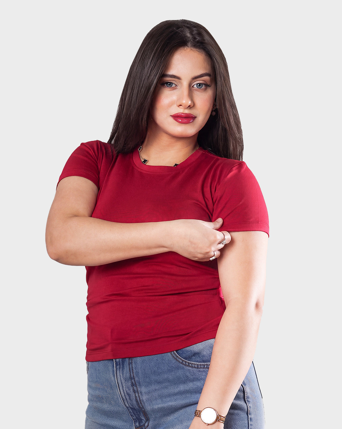 Fitted Half Sleeve Top