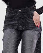 Nova Studded Baggy Jeans