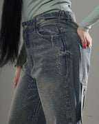 Nova Studded Baggy Jeans