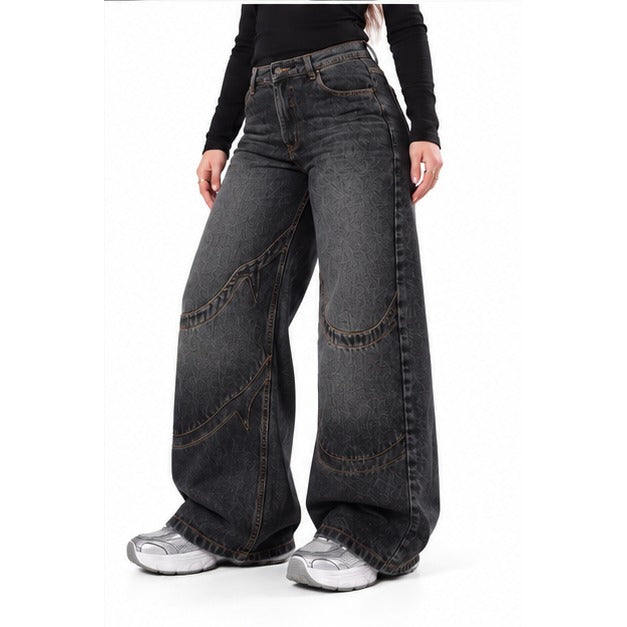 Aria Relaxed Wide Leg Jeans