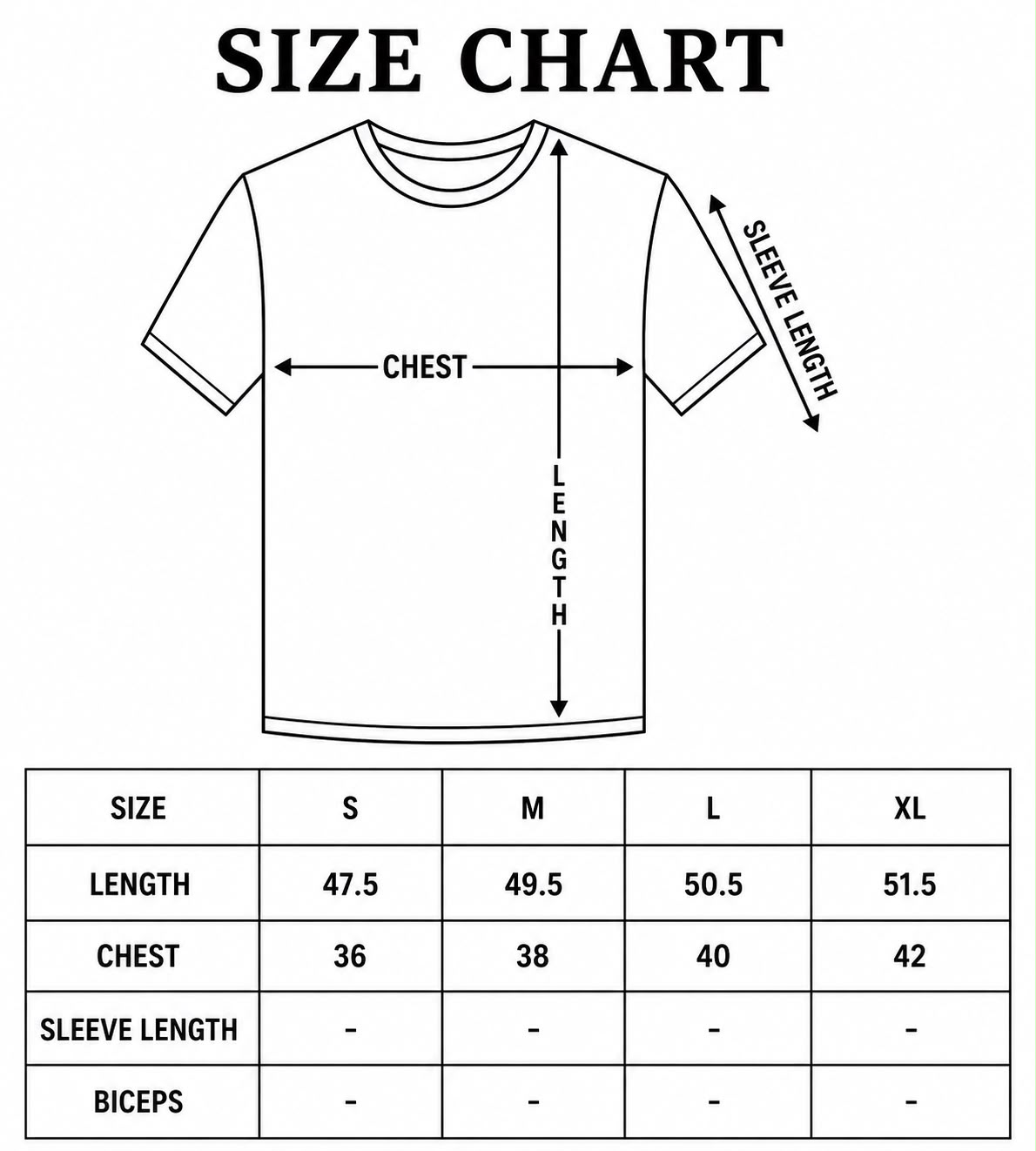 Basic Fitted Spaghetti Strap Top Size Chart